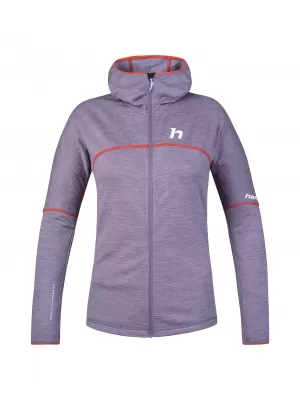 Hanorac de dama HANNAH MEDA HOODY GRI LAVANDĂ MEL