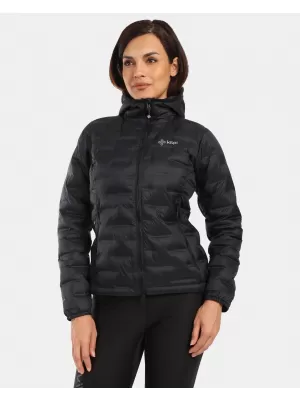 Jachetă de puf pentru femei KILPI ALBERTA-W WL0115KI NEGRU
