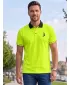 Tricou funcțional pentru bărbați cu guler premium ALTISPORT VOJ/ALM000TR05 GALBEN NEON