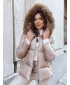 Geacă pentru doamne DSTREET SPARKLE TY3948 CARAMEL