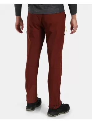 Pantaloni de exterior pentru bărbați KILPI VILLAIN-M WM0411KI ROȘU ÎNCHIS