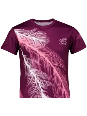 Tricou funcțional premium pentru copii ALTISPORT VOJ/ALK001TR01 FUCSIE