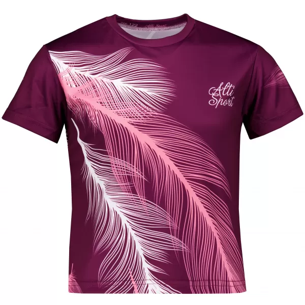  Tricou funcțional premium pentru copii ALTISPORT VOJ/ALK001TR01 FUCSIE 