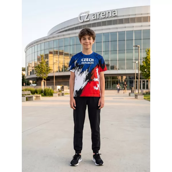  Tricou funcțional premium pentru copii ALTISPORT VOJ/ALK036TR01 ROŞU 