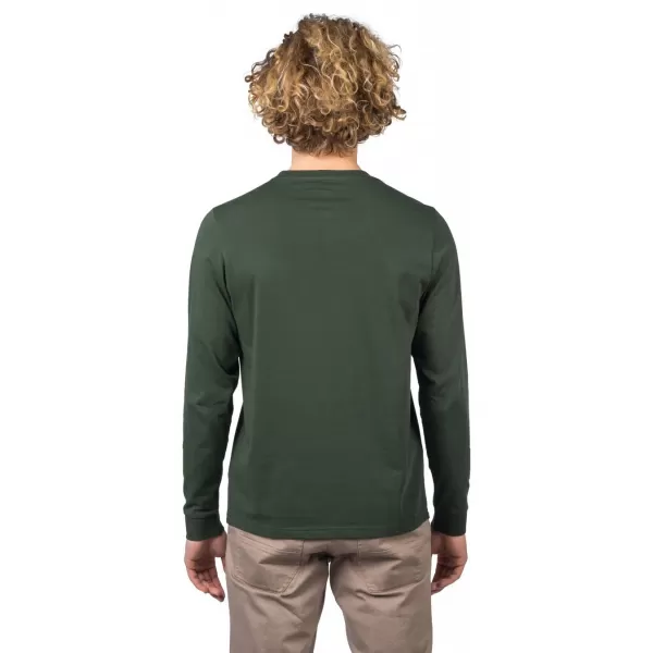  Tricou pentru bărbați cu mâneci lungi HANNAH KIRK II VERDE KOMBU 
