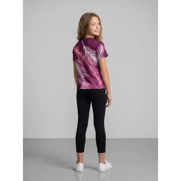  Tricou funcțional premium pentru copii ALTISPORT VOJ/ALK001TR01 FUCSIE 