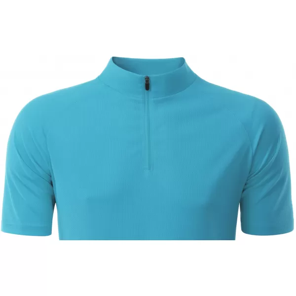  Tricou de ciclism pentru bărbați ALTISPORT NoPrint NP/ALM215NJ TURCOAZ 