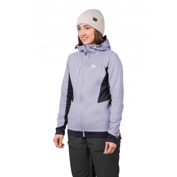  Hanorac de dama HANNAH NELA HOODY AURA DE LAVANDĂ/ANTRACIT 