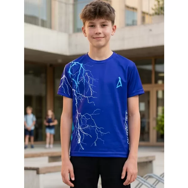  Tricou funcțional premium pentru copii ALTISPORT VOJ/ALK004TR01 ALBASTRU REGAL 