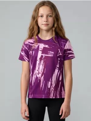 Tricou funcțional premium pentru copii ALTISPORT VOJ/ALK010TR01 VIOLET