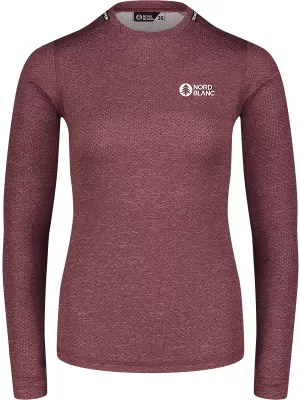 Tricou termic de damă NORDBLANC TEMPERATURE NBBLM7981 BURGUNDIA