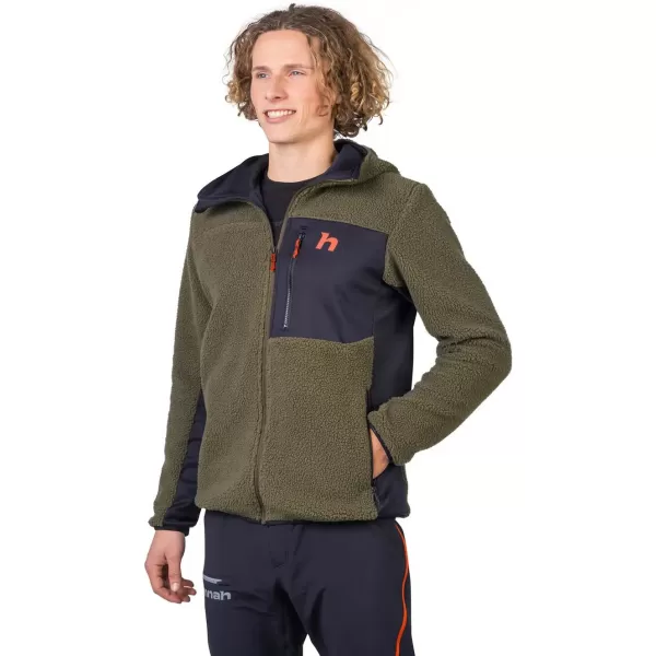  Hanorac pentru bărbați HANNAH KODIAK HOODY VERDE IEDERA/ANTRACIT 