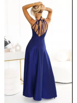 Rochie NUMOCO PERLA 566-1 SEA -BLUE