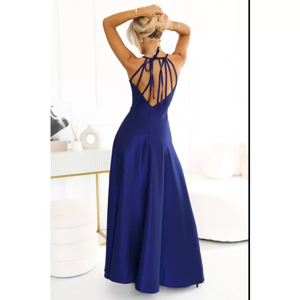  Rochie NUMOCO PERLA 566-1 SEA -BLUE 