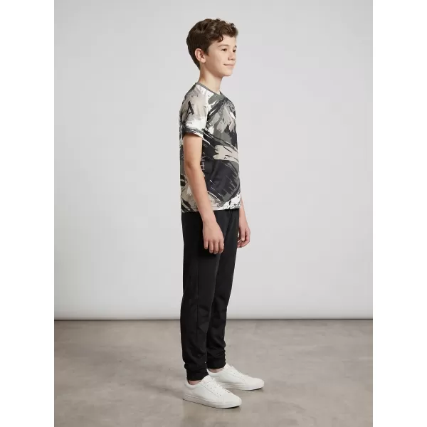  Tricou funcțional premium pentru copii ALTISPORT VOJ/ALK014TR01 NEGRU/GRI 