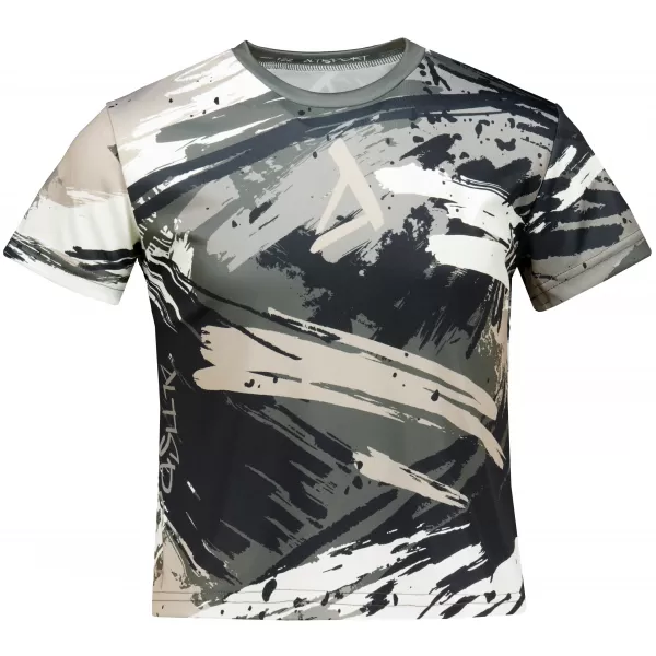  Tricou funcțional premium pentru copii ALTISPORT VOJ/ALK014TR01 NEGRU/GRI 