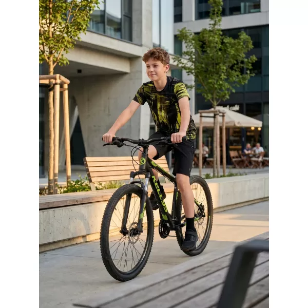  Tricou funcțional premium pentru copii ALTISPORT VOJ/ALK010TR01 NEGRU/ARMATĂ 