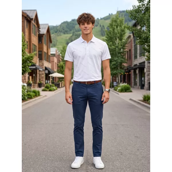  Tricou funcțional pentru bărbați cu guler premium ALTISPORT VOJ/ALM050TR05 ALB 