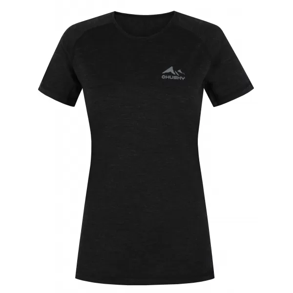  Tricou termic de damă HUSKY MERSA L NEGRU 