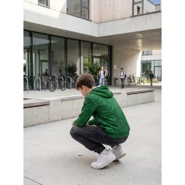  Hanorac funcțional premium pentru copii ALTISPORT VOJ/ALKVN6MI01 VERDE 