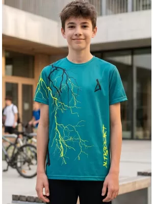 Tricou funcțional premium pentru copii ALTISPORT VOJ/ALK004TR01 KEROSEN/GALBEN