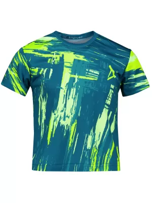 Tricou funcțional premium pentru copii ALTISPORT VOJ/ALK010TR01 KEROSEN/GALBEN
