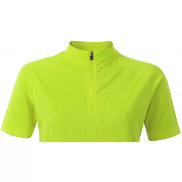  Tricou de ciclism pentru femei ALTISPORT NoPrint NP/ALW115NJ GALBEN STRĂLUCITOR 