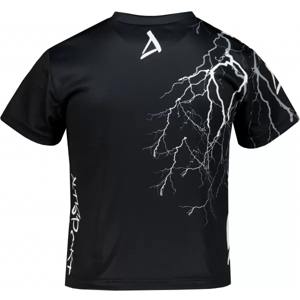  Tricou funcțional premium pentru copii ALTISPORT VOJ/ALK004TR01 ALB-NEGRU 