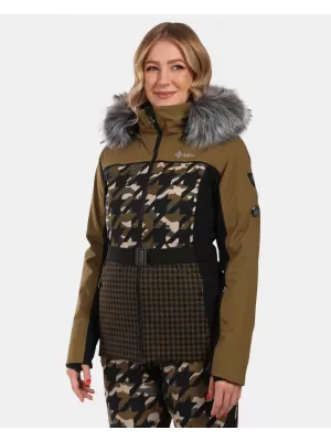 Jachetă de schi pentru femei KILPI CLAIR-W WL0107KI KAKI