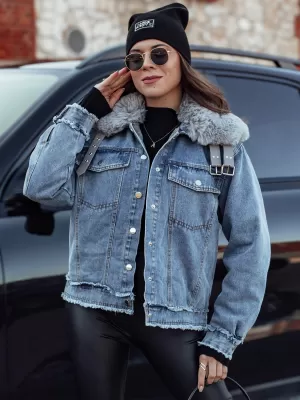 Geacă pentru doamne DSTREET FURDENIM TY4755 ALBASTRU DESCHIS