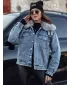 Geacă pentru doamne DSTREET FURDENIM TY4755 ALBASTRU DESCHIS