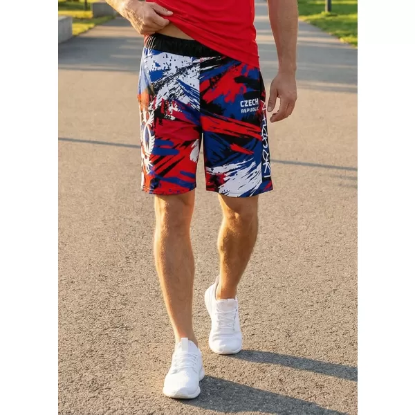  Pantaloni scurți funcționali premium pentru bărbați, fără buzunare ALTISPORT VOJ/ALM036KRA02 CEH 