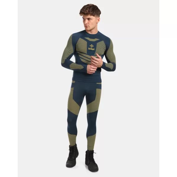  Pantaloni termici pentru bărbați KILPI NIEL-M WM0507KI ALBASTRU ÎNCHIS 
