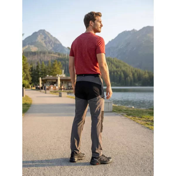  Pantaloni pentru bărbați ALTISPORT NoPrint NP/ALM6021NJ CARBON/NEGRU 
