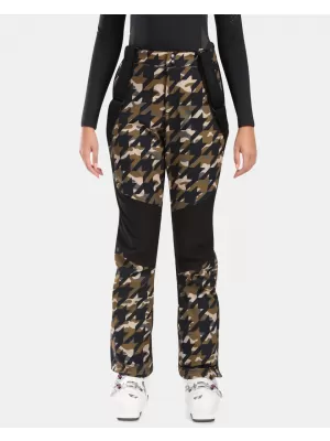 Pantaloni de schi softshell pentru femei KILPI TORIEN-W WL0407KI KAKI