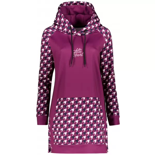  Hanorac prelungit funcțional pentru femei premium ALTISPORT VOJ/ALW048MI03 VIOLET 