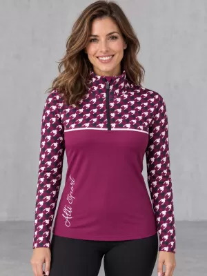 Premium cu hanoracte termo funcțional pentru femei ALTISPORT VOJ/ALW048TER03 VIOLET