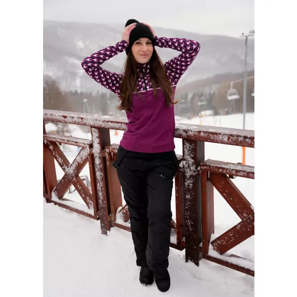  Premium cu hanoracte termo funcțional pentru femei ALTISPORT VOJ/ALW048TER03 VIOLET 