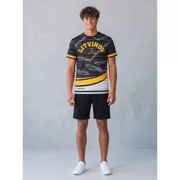  Tricou funcțional premium pentru bărbați ALTISPORT VOJ/ALM046TR01 NEGRU 