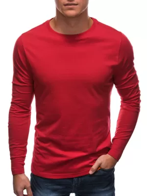 Tricou pentru bărbați cu mânecă lungă EDOTI EM-LSBL-0103 ROŞU