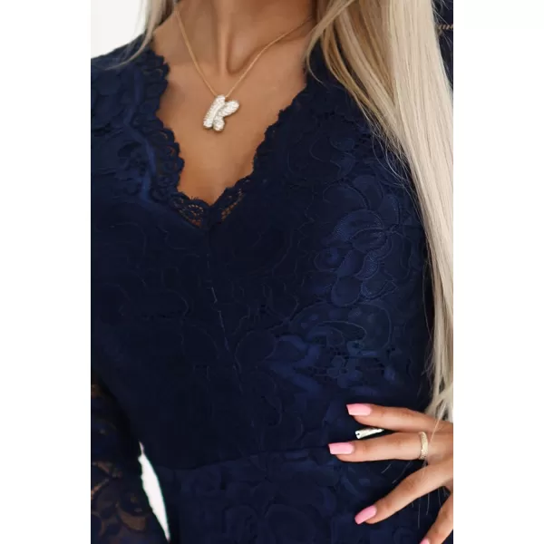  Rochie NUMOCO 170-15 ALBASTRU ÎNCHIS 