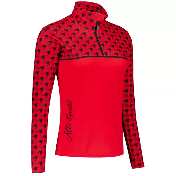  Premium cu hanoracte termo funcțional pentru femei ALTISPORT VOJ/ALW048TER03 ROŞU 