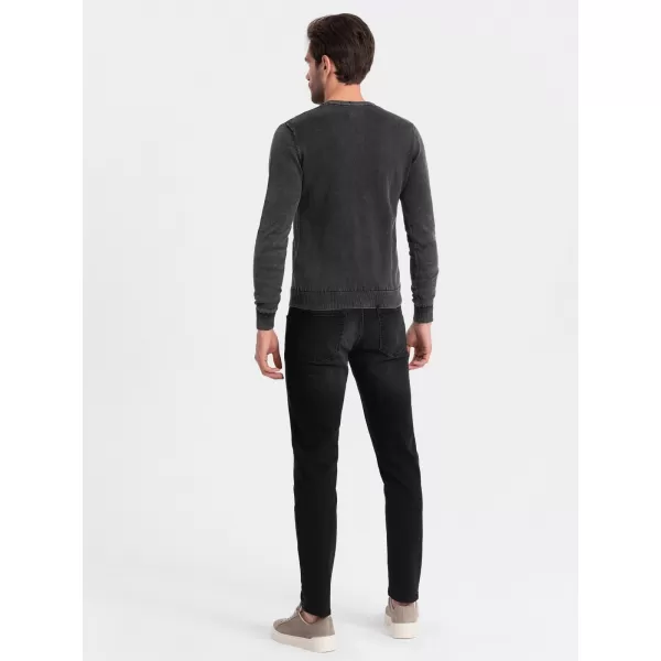  Pulover pentru bărbați OMBRE OM-SWOS-0108 NEGRU 