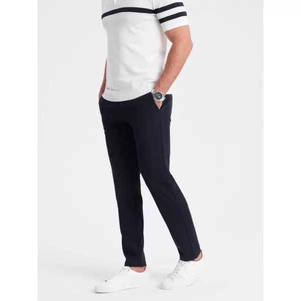  Pantaloni OMBRE OM-PACP-0191 ALBASTRU MARIN 