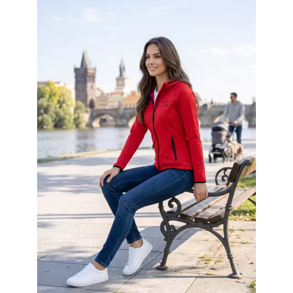  Hanorac sport funcțional de damă ALTISPORT ALW056418 ROŞU 