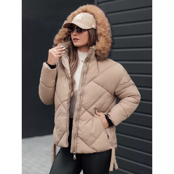  Geacă pentru doamne DSTREET LESISI TY4715 BEJ 