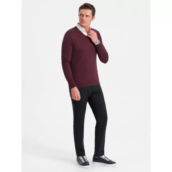  Pulover pentru bărbați OMBRE OM-SWSW-0102 MARO 