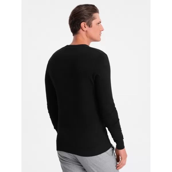  Pulover pentru bărbați OMBRE OM-SWBS-0107 NEGRU 