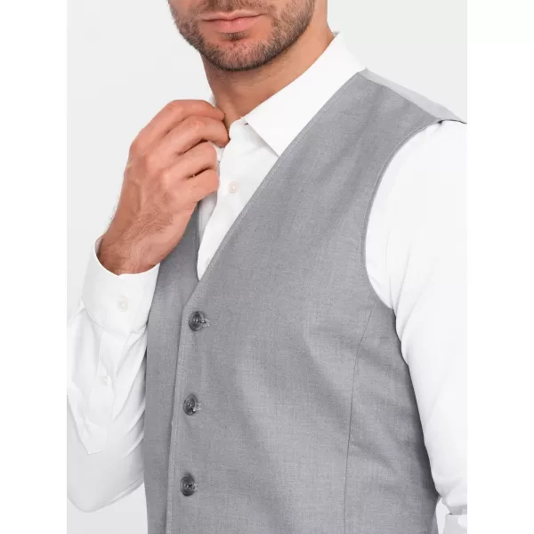  Vestă OMBRE OM-BLZV-0112 GRI 