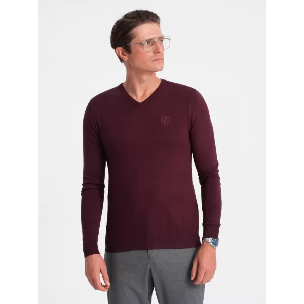  Pulover pentru bărbați OMBRE OM-SWBS-0107 MARO 